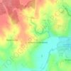 Weston Underwood topographic map, elevation, terrain