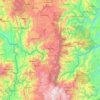 Sonsón topographic map, elevation, terrain