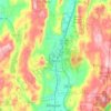 Town of Pawling topographic map, elevation, terrain