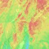 Puzzle Lake Provincial Park topographic map, elevation, terrain