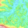 Apahida topographic map, elevation, terrain