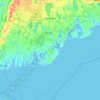 Mashpee topographic map, elevation, terrain