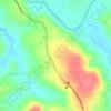 Venniyoor topographic map, elevation, terrain