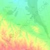 Lakes topographic map, elevation, terrain