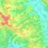 Bourrouillan topographic map, elevation, terrain