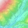 Lax topographic map, elevation, terrain