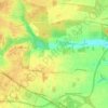 Foxhall topographic map, elevation, terrain