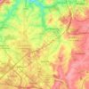 Seneffe topographic map, elevation, terrain