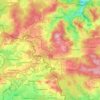 Aš topographic map, elevation, terrain