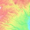 Mukurweini topographic map, elevation, terrain
