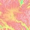 Deosai National Park topographic map, elevation, terrain