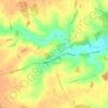 Peasenhall topographic map, elevation, terrain