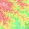 Spartanburg topographic map, elevation, terrain