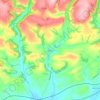 Meidrim topographic map, elevation, terrain