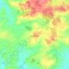 Les Brulais topographic map, elevation, terrain