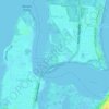 Little Pelican topographic map, elevation, terrain