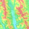 Egerszalók topographic map, elevation, terrain
