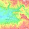 Chérencé-le-Roussel topographic map, elevation, terrain