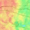 Roselle topographic map, elevation, terrain