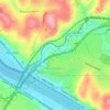 North Belle Vernon topographic map, elevation, terrain