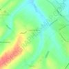 Great Mongeham topographic map, elevation, terrain