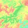 Possum Kingdom Lake topographic map, elevation, terrain