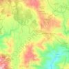 Barberena topographic map, elevation, terrain