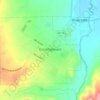 Encampment topographic map, elevation, terrain
