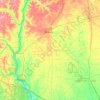 Early County topographic map, elevation, terrain