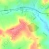 Allexton topographic map, elevation, terrain