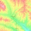 Ottawa County topographic map, elevation, terrain