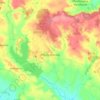 Abbots Bromley topographic map, elevation, terrain