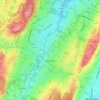 Verona topographic map, elevation, terrain