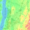 Town of Red Hook topographic map, elevation, terrain