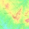 Conceição do Coité topographic map, elevation, terrain
