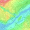 Trois-Rivières topographic map, elevation, terrain
