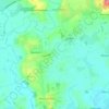 Marnhull topographic map, elevation, terrain