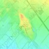 Gardabani topographic map, elevation, terrain