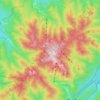Huangshan Mountain topographic map, elevation, terrain