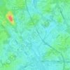 Malminkartano topographic map, elevation, terrain