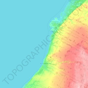 Kincardine topographic map, elevation, terrain