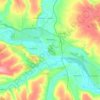 Россошь topographic map, elevation, terrain