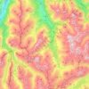 Surses topographic map, elevation, terrain
