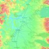 Río Bueno topographic map, elevation, terrain