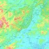 Yangchun topographic map, elevation, terrain