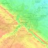 Maiduguri topographic map, elevation, terrain