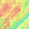 Elizabethtown topographic map, elevation, terrain