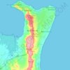 Cidade de Pemba topographic map, elevation, terrain