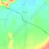 Танзыбей topographic map, elevation, terrain