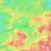 Kusu topographic map, elevation, terrain